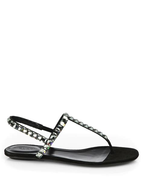 gucci mallory crystal sandals|Gucci.